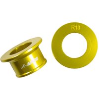 WSR SUZ 1 GD - Apico Rear Wheel Spacers For Suzuki RM85 2002-2022 Gold