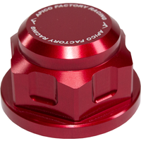 AXNUT R1 RD - Apico Axle Nut Rear M20 X 1.5 For KTM/Husqvarna SX/SXF 125-450 1998-2012, EXC/EXC-F/TE/FE 1998-2023, TC85 2014-2023 Red