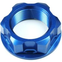SSNUT2 BLUE - Apico Steering Stem Nut For Honda CR/CRF/XR/XL, Suzuki RM/RMZ, Yamaha YZ/YZF/WRF Blue