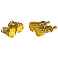 AT LEVER ADJ SET 1 GD - Apico Brake & Clutch Master Cylinder Adjuster Set For AJP & Braktec Gold