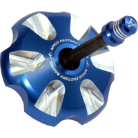 FUELCAP SHER 1 BU - Apico Alloy Fuel Cap For Sherco SE-R 125/250/300 2014-2023, SE-F 250-510 2008-2023 Blue