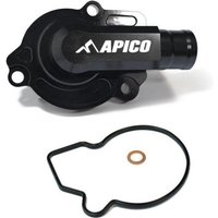 WPC KTM 1 BK - Apico Water Pump Cover For KTM/Husqvarna SX/TC 125/150 2016-2022, EXC/TE/TX 125-150 2017-2023, Gas Gas MC125 2021-2023 Black