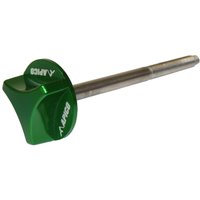 AFB 80MM GN - Apico 80mm CNC Air Filter Bolt Honda CR 125/250 1996-2007, KX 65/85 & RM 65/85 1991-2023, KXF250 2004-2020 Green