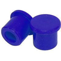 AT VC BU - Apico Silicone Push On Trials Valve Caps - Set Of 2 Blue