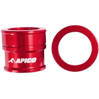 Image of WSF SUZ 3 RD - Apico Front Wheel Spacers For Suzuki RMZ 250/450 2007-2022 Red