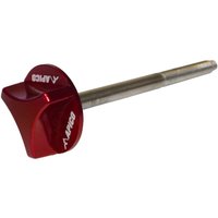 AFB 80MM RD - Apico 80mm CNC Air Filter Bolt For Honda CR 125/250 1996-2007, Kawasaki KX 65/85 1991-2023, KXF250 2004-2020 Red