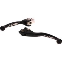 LEFLEXI SET GAS 2 BK - Apico Set Of Flexi Levers For Gas Gas EC/XC 250/300 2018-2020 Black