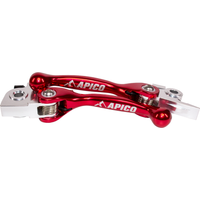 LEFLEXI SET KTM7 RD - Apico Set Of Flexi Levers For KTM SXF/EXC/EXC-F 250/350/450/500 2014-2023, SX 125/150 2016-2023 Red