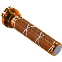 THR.SLEEVE 3ALU ORA - Apico Alloy Throttle Sleeve For KTM SX85 2003-2017, Husqvarna TC85 2014-2017 Orange