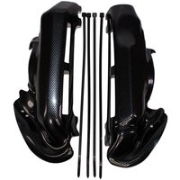 Image of TBCGG11A - Apico Radiator Covers For Gas Gas TXT/TXT Pro/Racing 2005-2013 Carbon Look