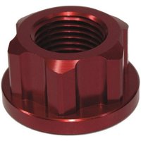 AXNUT R1 HON RD - Apico Axle Nut Rear M16 X 1.5 For Honda CRF250L & CRF250F 2013-2023, CRF300L 2021-2023 Red