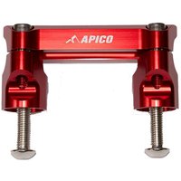 Image of HBMKIT KTM 3 RD - Apico Handlebar Mount Kit 28.6 For KTM/Husqvarna SX/SXF/TC/FC 125-450 2023-2025, Gas Gas MC 250/450F 2023-2025 Factory Red