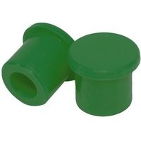 AT VC GN - Apico Silicone Push On Trials Valve Caps - Set Of 2 Green