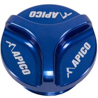 Image of AT FUEL CAP BETA 09 BU - Apico Alloy Fuel Cap For Beta Evo 125/200/250/300 2009-2016 Blue