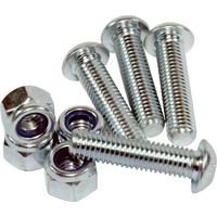 Image of RSBTRIAL BETA X4 - Apico Sprocket Bolts + Nuts Set Of 4 Button Head For For Beta Rev/Evo 2003-2022 M8x33