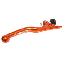 LEB58 ELITE OR - Apico Elite Brake Lever For KTM SX65 & Husqvarna TC65 & For Gas Gas MC 65/85 2014-2025, Freeride 2014-2020 Orange