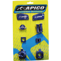ABP KTM 18 BU - Apico Factory Bling Pack For KTM SX65 2016-2022, Husqvarna TC65 2017-2022, Gas Gas MC65 2021-2022 Blue