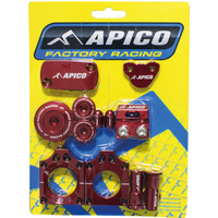 ABP HONDA 1 - Apico Factory Bling Pack For Honda CRF250R 2004-2009, CRF250X 2004-2019, CRF450R 2004-2008 Red