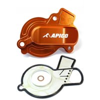 WPC KTM 3 OR - Apico Water Pump Cover For KTM SXF450 & Husqvarna FC 450 2016-2025, EXC-F/FE 450-501 2017-2025, Gas Gas MC-F/EX-F 450 2021-2025 Orange