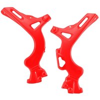 TBCB4B-FR - Apico Frame Guards For Beta Evo 125/200/250/290/300 2009-2025 Factory Red