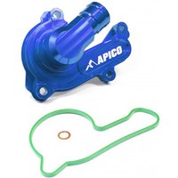 WPC KTM 2 BU - Apico Water Pump Cover For KTM SXF 250/350/450 & Husqvarna FC 250/350/450 2016-2022, EXC-F/FE 250-350 2017-2023, Gas Gas MC-F/EC-F/EX-F 250-350 2021-2023 Blue