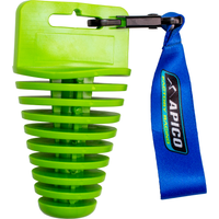 Image of EXHPLUG 4ST API GN - Apico 4 Stroke Exhaust Plug With Lanyard Green