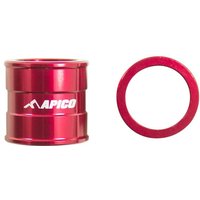 WSF HON 1 - Apico Front Wheel Spacers For Honda CR 125/250 2002-2007, CRF 250/450R 2002-2023, CRF 250/450RX 2017-2023 Red