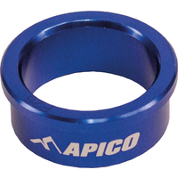 WSF TM 1 BU - Apico Single Front Wheel Spacer For TM EN/MX 125-300 2012-2020, EN/MX 250-530FI 2012-2020 Blue