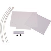 Image of TBNOPLATE WHITE - Apico Front Number Board Plastic With Window White