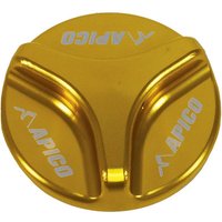 AT FUEL CAP TRS YW - Apico Alloy Fuel Cap TRS One 125/250/280/300 2016-2024 Yellow
