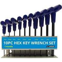 Image of ALLEN T-HANDLE - Apico 10 Piece Tool Wrench Kit - 2-10mm