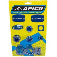 ABP GAS 1 BU - Apico Braktec Factory Bling Pack For Gas Gas EC 250/300 & EC 250/350F2021-2023, Husqvarna TE/FE125-501 2022-2023 Blue