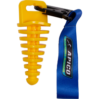Image of EXHPLUG 2ST API YW - Apico Exhaust Plug 2 Stroke With Lanyard Yellow