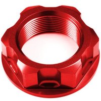 SSNUT2 RED - Apico Steering Stem Nut For Honda CR/CRF/XR/XL, Suzuki RM/RMZ, Yamaha YZ/YZF/WRF Red