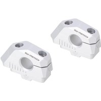Image of LEH.00.039.30100/S - SW Motech Bar Back Handlebar Riser Kit variable for �22 handlebars For BMW F 750 GS ABS 2018-2023 - Silver