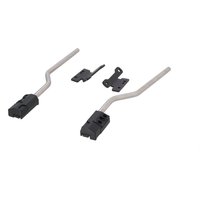 Image of HTA.08.740.87000/B - SW Motech Blaze Panniers Spacer Bars For Kawasaki ZX-4 RR 400 Ninja 2025-2026 - Black/Silver