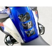 CGGS2PP - Onedesign Resin/Soft Touch Tank Pad For BMW R 1200 GS 2006-2019 - Black/Blue/Carbon/Grey