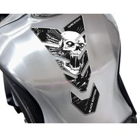 CGBE8P - Onedesign Resin/Soft Touch Tank Pad Skull - Black/Multi