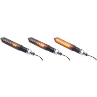 012702621 - Parts Europe LED Turn Signals For Harley Davidson FLHR 1450 2003 Black Clear