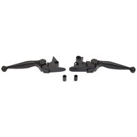 12-00606-22 - PSR Journey Adjustable Lever Set For Harley Davidson FLDE 1750 2018-2019 - Black