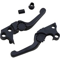 Image of 12-01651-22 - PSR Anthem Shorty Lever Set For Harley Davidson FLD 1690 2012-2013 - Black
