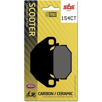 154CT - SBS Carbon Tech Organic Front Brake Pads For Kymco Agility City 125 2014-2016