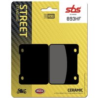 893HF - SBS HF Street Ceramic Organic Front Brake Pads For Sym SB 250 NI 2014-2015
