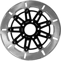 Image of 7143C - SBS Kodlin Brake Disc For Harley Davidson FLDE 1750 2018-2020 - Black/Silver Front