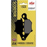 206HF - SBS HF Street Ceramic Organic Front Brake Pads For Yamaha CS 50 AC 2003-2008