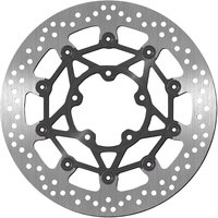 5075 - SBS Stainless Steel Front Brake Disc For Triumph Daytona 675 2013-2015 - Black/Silver