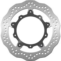 5317 - SBS Stainless Steel Front Brake Disc For Yamaha MT-07 2014-2016 - Black/Silver