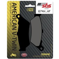 674H.HF - SBS HHF Street Ceramic Organic Rear Brake Pads For Victory Kingpin 92 2004-2005