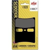 198CT - SBS Carbon Tech Organic Front Brake Pads For Yamaha XP 500 T-Max 2008-2011