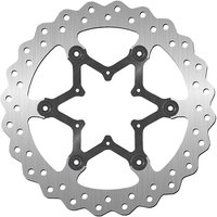 5294 - SBS Stainless Steel Front Brake Disc For TM MX 125 2003 - Black/Silver